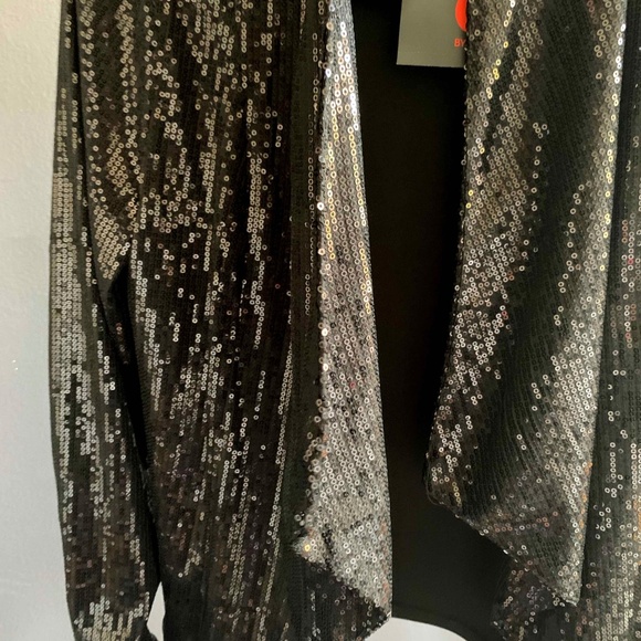 BLACK SEQUIN BLAZER - Picture 7 of 7